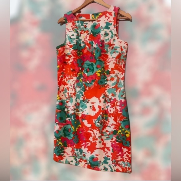 Women's Alyx Dress, Red Floral, Size 10‎ - Picture 1 of 6